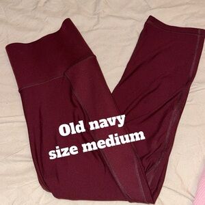 Old Navy Kids Dark Red Leggings